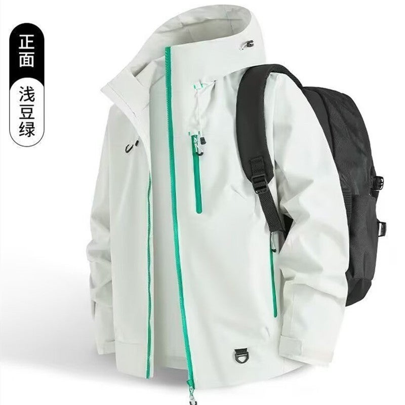 2025 Trendy Mountain Style Outdoor Functional Hooded Jacket For Men And Women Retro Loose Trendy Couple Jacket - Image 3
